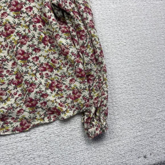 Tamara H. Long sleeve Blouse Wom L Floral Peasanty AOP Cottagecore Boho - Picture 10 of 13